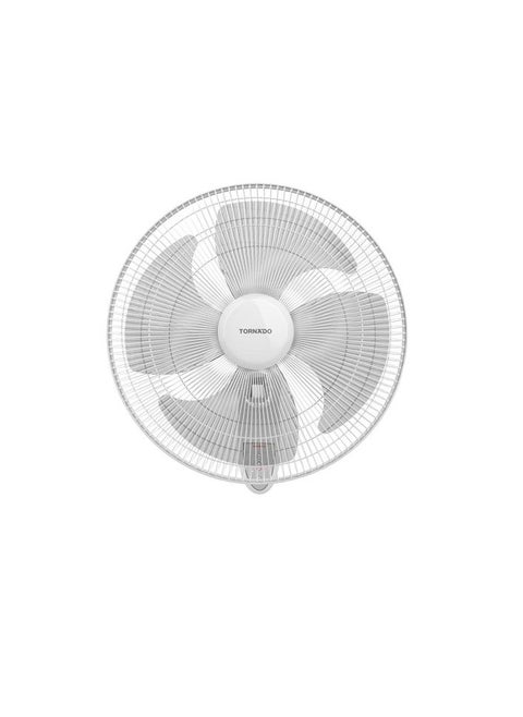 TORNADO Wall Fan 16 Inch, 4 Blades, Remote, White EPS-16RW