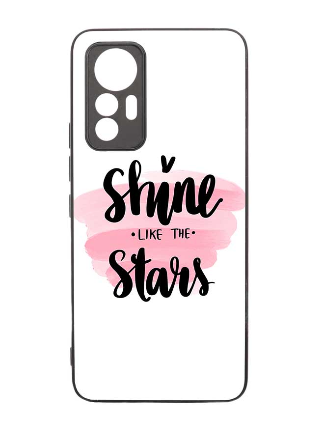 TPU Protection and Hybrid Rigid Clear Back Cover Case Shine Like the Stars for Xiaomi 12 Lite