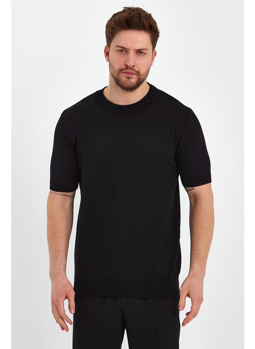 Cool Style Black Men's Half Turtleneck Plain Knitwear T-SHIRT-TRZ19129R05S - pzsku/ZA0CF03418BEDAF51D585Z/45/_/1731168719/6e809264-2e1c-4d6d-88f7-8012e365c15a