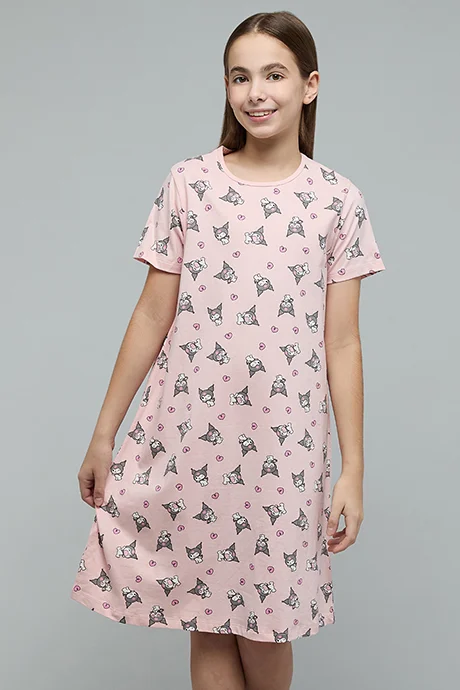 R&B 2 Pack Kuromi Print Nightdresses Set