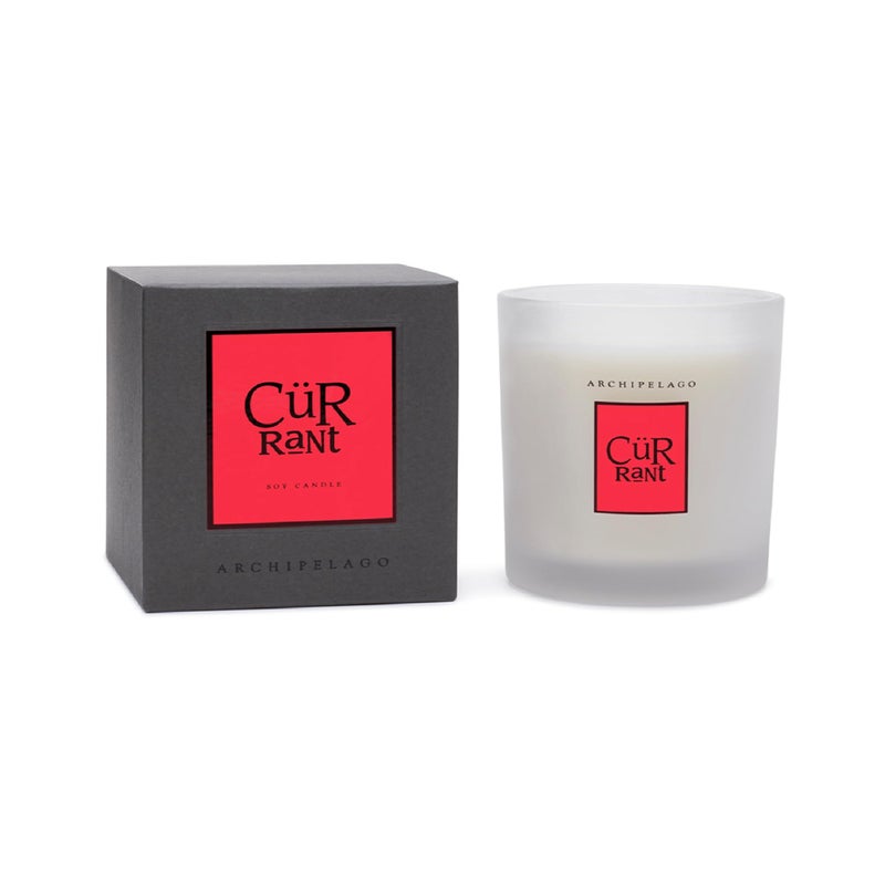 Archipelago Botanicals HandPoured Soy Wax Blend Scented Candle with Fragrance Oils LeadFree Cotton Wicks Glass Candle Jar with Gift Box Burns Approx 60 Hours Currant 10 Oz