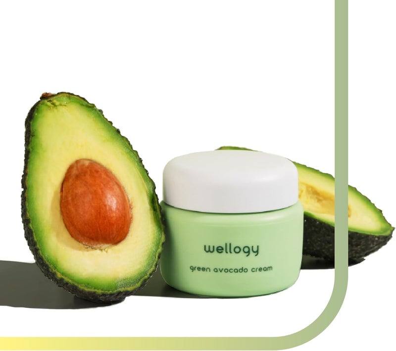 Wellogy Korean Daily Niacinamide Moisturizer Vitamin C Green Avocado 55ml Vegan Normal to Combination Skin - Image 1