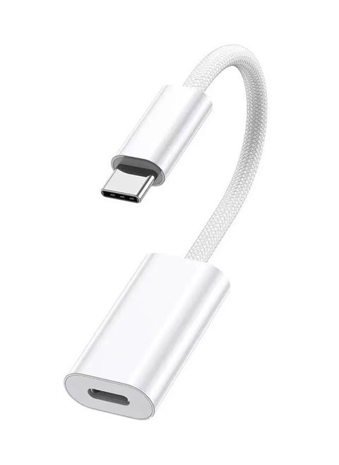 USB-C to Lightning Adapter White
