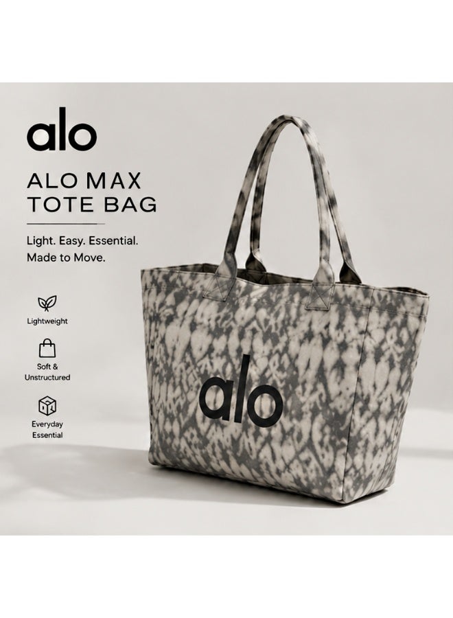 AIo Yoga Large Capacity Bag For Women - Canvas Shoulder Tote Bag, Multi-Purpose Storage Travel Bag, Lightweight Hand Carry Bag - Image 1