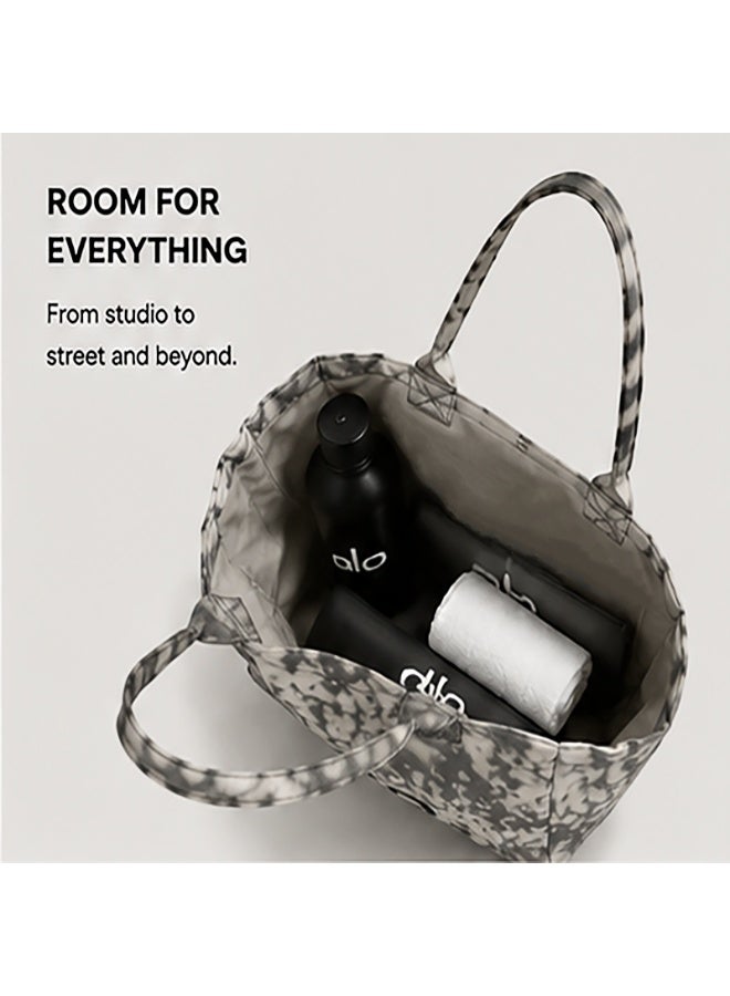 AIo Yoga Large Capacity Bag For Women - Canvas Shoulder Tote Bag, Multi-Purpose Storage Travel Bag, Lightweight Hand Carry Bag - Image 4