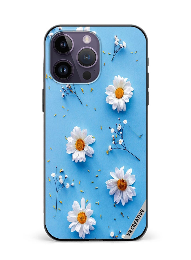 Protective Case Cover For Apple iPhone 16 Pro Max Flower Design Multicolour