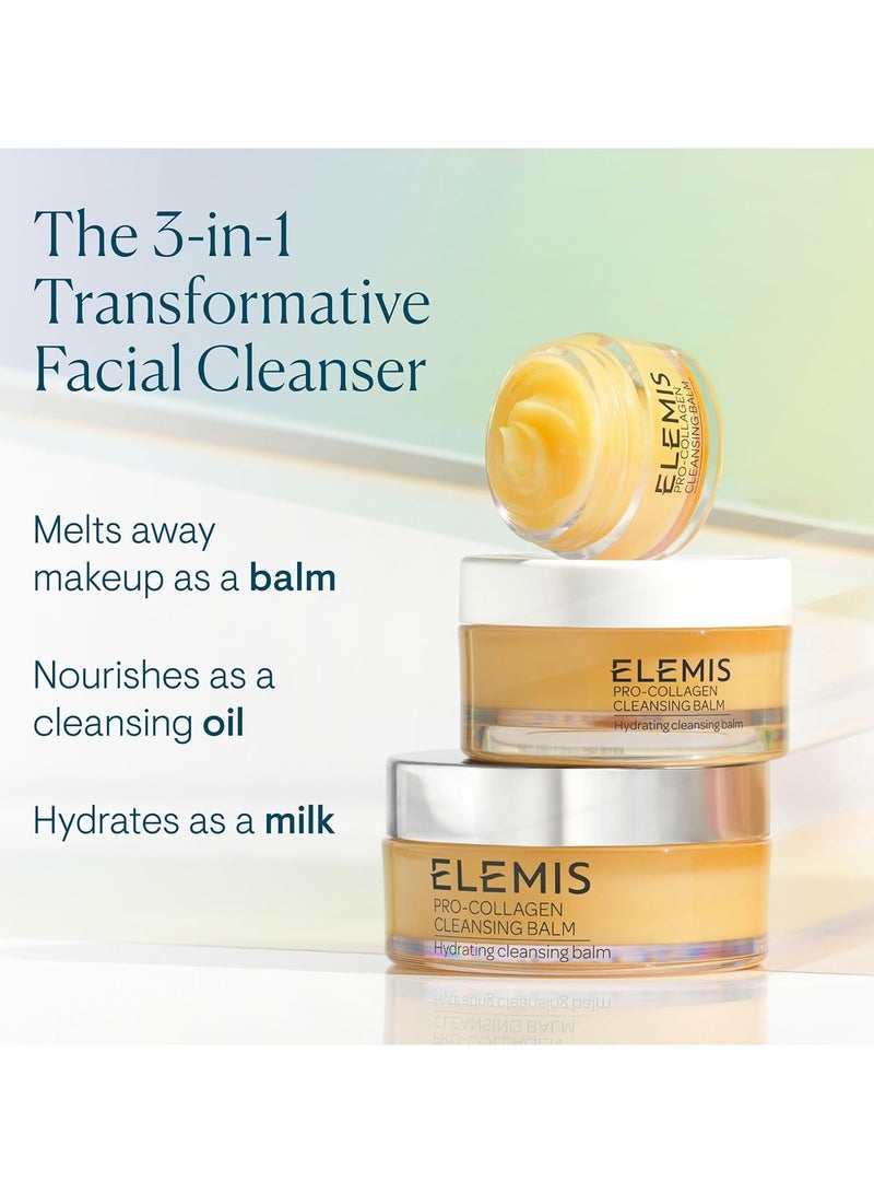 ELEMIS Pro-Collagen Cleansing, Ultra Nourishing Treatment Balm + Facial Mask Deeply Cleanses, Soothes, Calms & Removes Makeup and Impurities - Image 2