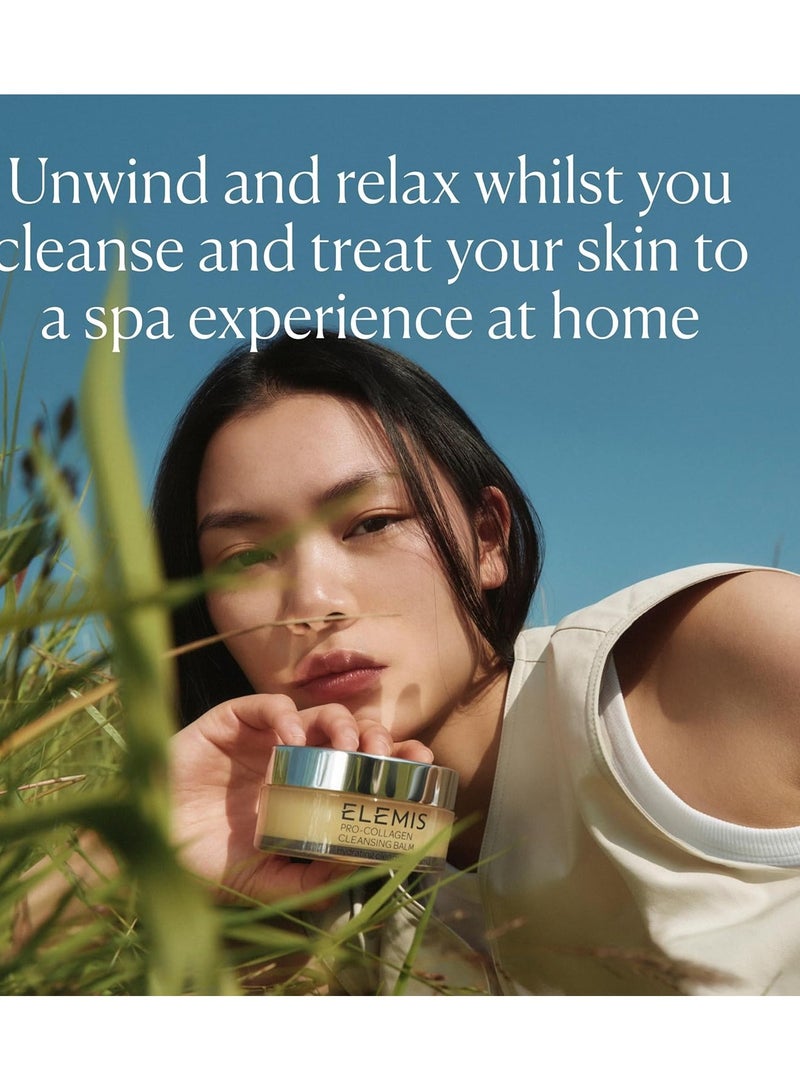 ELEMIS Pro-Collagen Cleansing, Ultra Nourishing Treatment Balm + Facial Mask Deeply Cleanses, Soothes, Calms & Removes Makeup and Impurities - Image 3