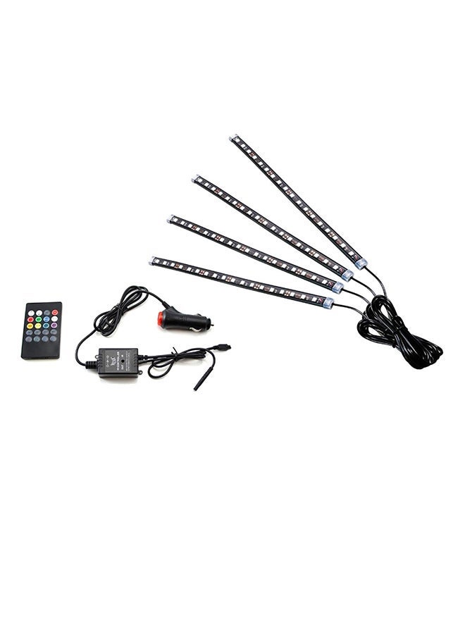 MUNTAQI One For Four 18 LED Car Atmosphere Foot Lights