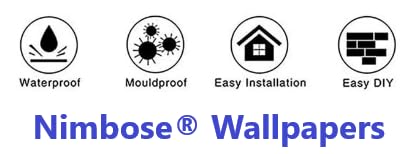 Nimbose® Peel-Stick Hexagon Shapes Wallpapers Boho Contact Paper for Cabinets and Drawers Self Adhesive Removable Wallpaper for Bedroom Geometric Wallpaper (45 x 500 cm) - Image 4