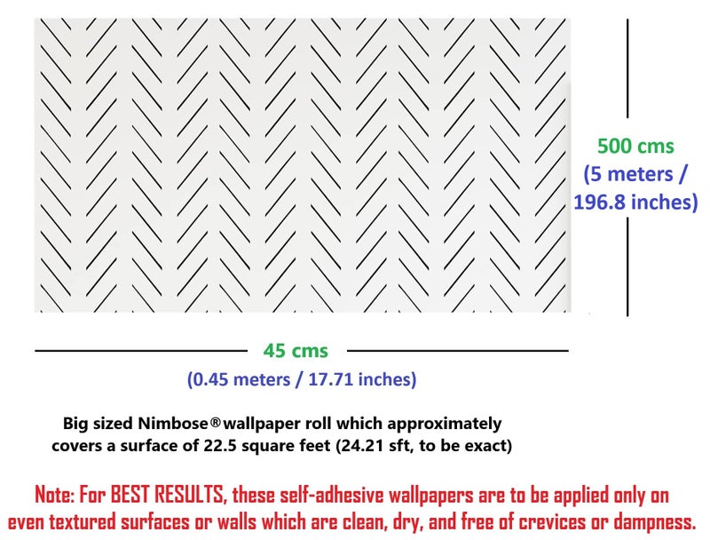 Nimbose® Peel-Stick Hexagon Shapes Wallpapers Boho Contact Paper for Cabinets and Drawers Self Adhesive Removable Wallpaper for Bedroom Geometric Wallpaper (45 x 500 cm) - Image 3