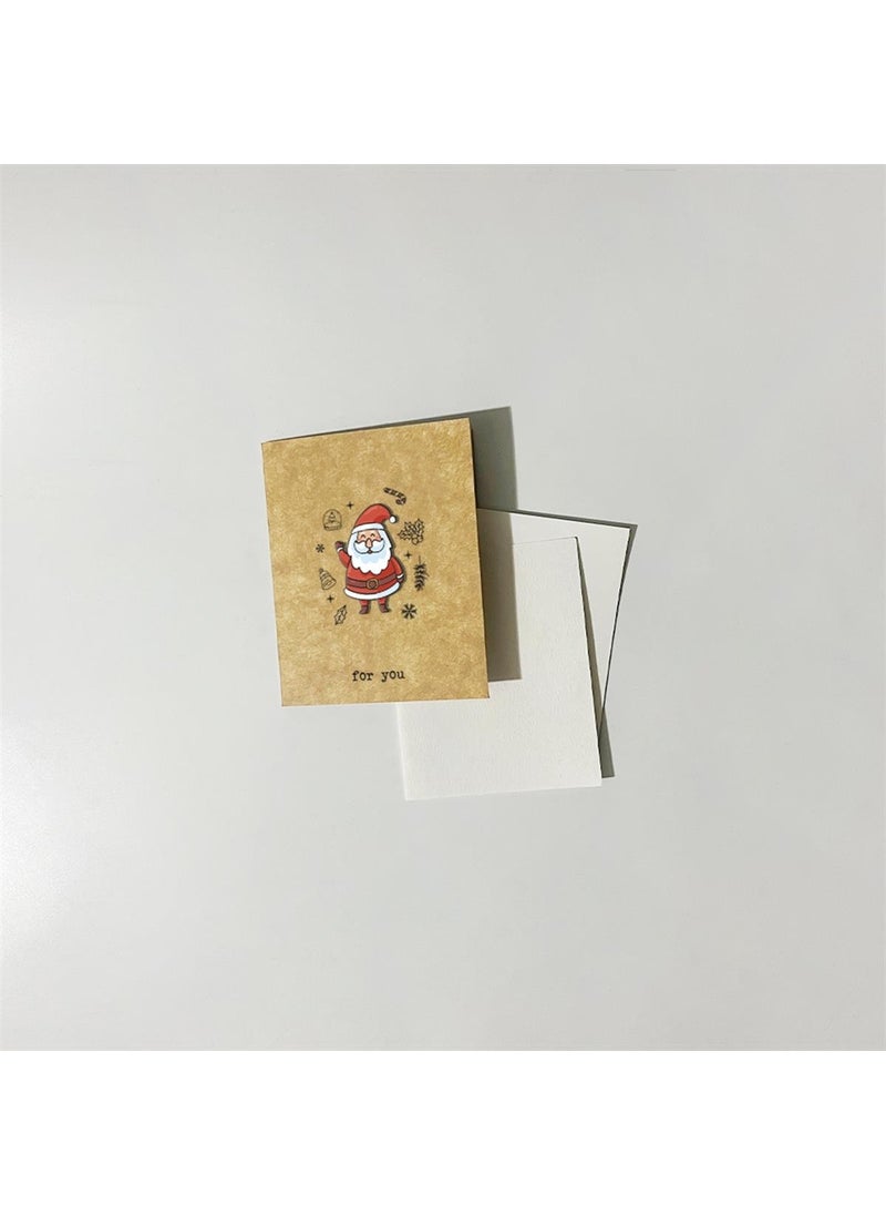 Tabby Design - Christmas Santa Claus Illustration 3D Greeting / Gift Card - Image 1