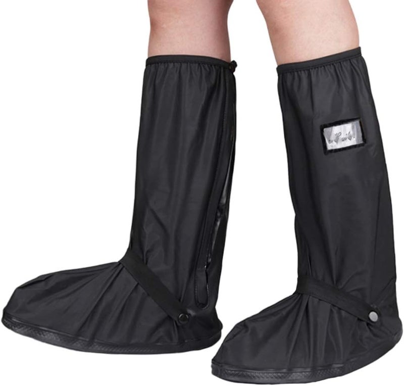 KRATARC Water-Resistant Shoes Covers Foldable Rain Boot Reflective Snow for Men Women Outdoor Cycling Walking Hiking - Image 1