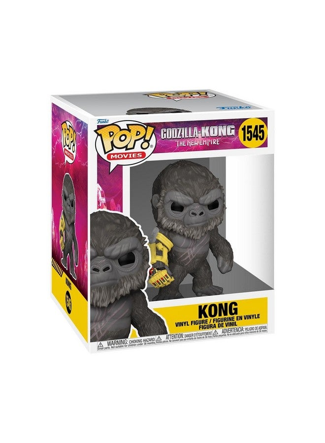 Funko فانكو بوب! سوبر: غودزيلا ضد كينغ كونغ: الإمبراطورية الجديدة - كينغ كونغ - غودزيلا ضد كونغ - تمثال فينيل قابل للجمع - فكرة هدية - منتجات رسمية - للأطفال والكبار - لمحبي الأفلام - Image 1