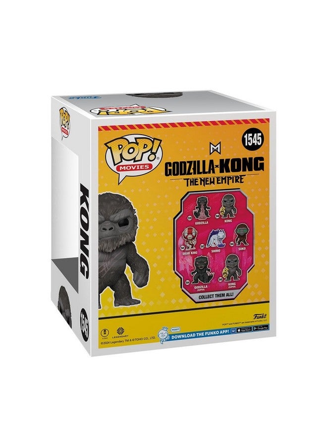 Funko فانكو بوب! سوبر: غودزيلا ضد كينغ كونغ: الإمبراطورية الجديدة - كينغ كونغ - غودزيلا ضد كونغ - تمثال فينيل قابل للجمع - فكرة هدية - منتجات رسمية - للأطفال والكبار - لمحبي الأفلام - Image 3