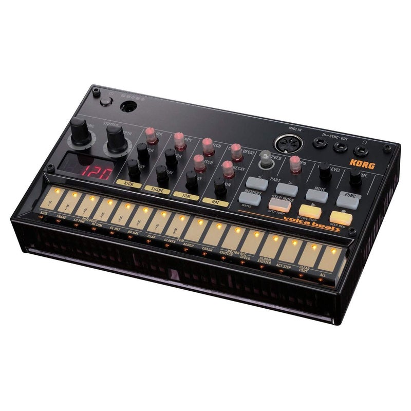 Korg, 16-Key Synthesizer (VOLCABEATS),Black - Image 3