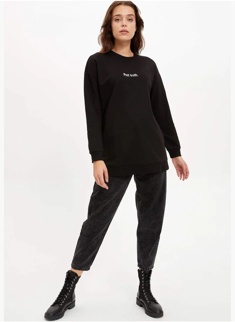 DeFacto Woman Regular Fit Knitted Sweat Tunic