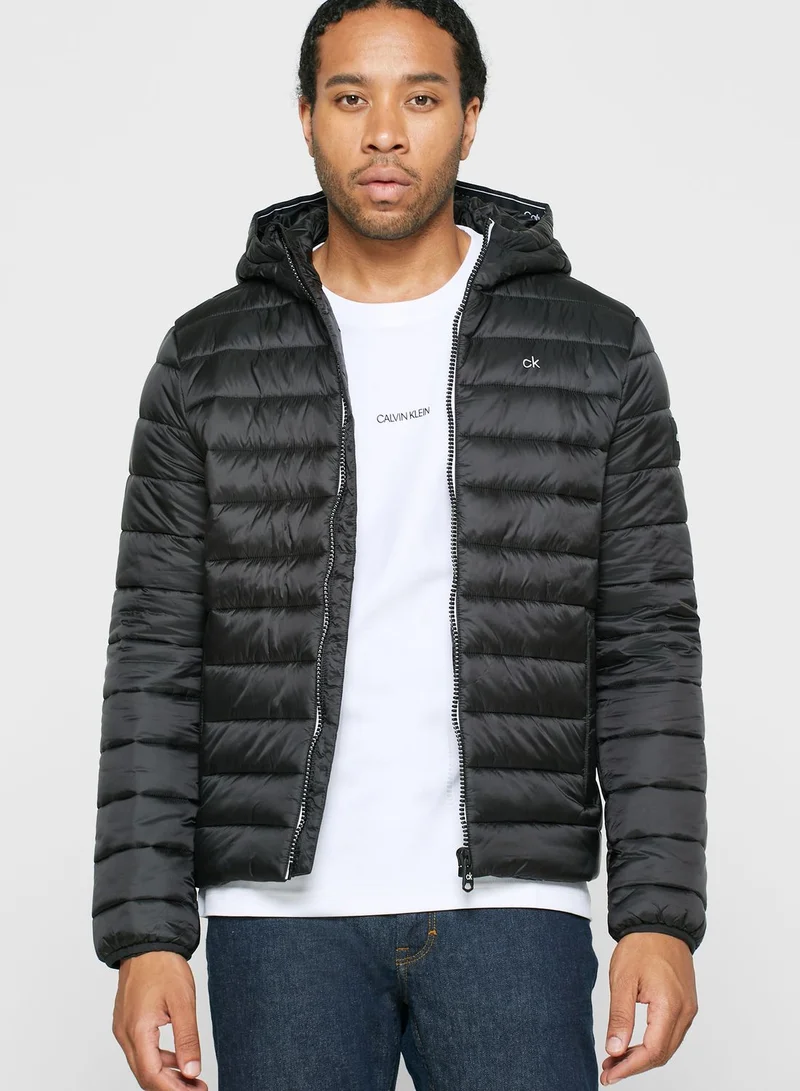 CALVIN KLEIN Logo Puffer Jacket