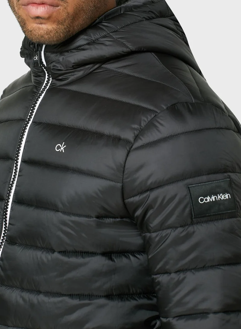 CALVIN KLEIN Logo Puffer Jacket