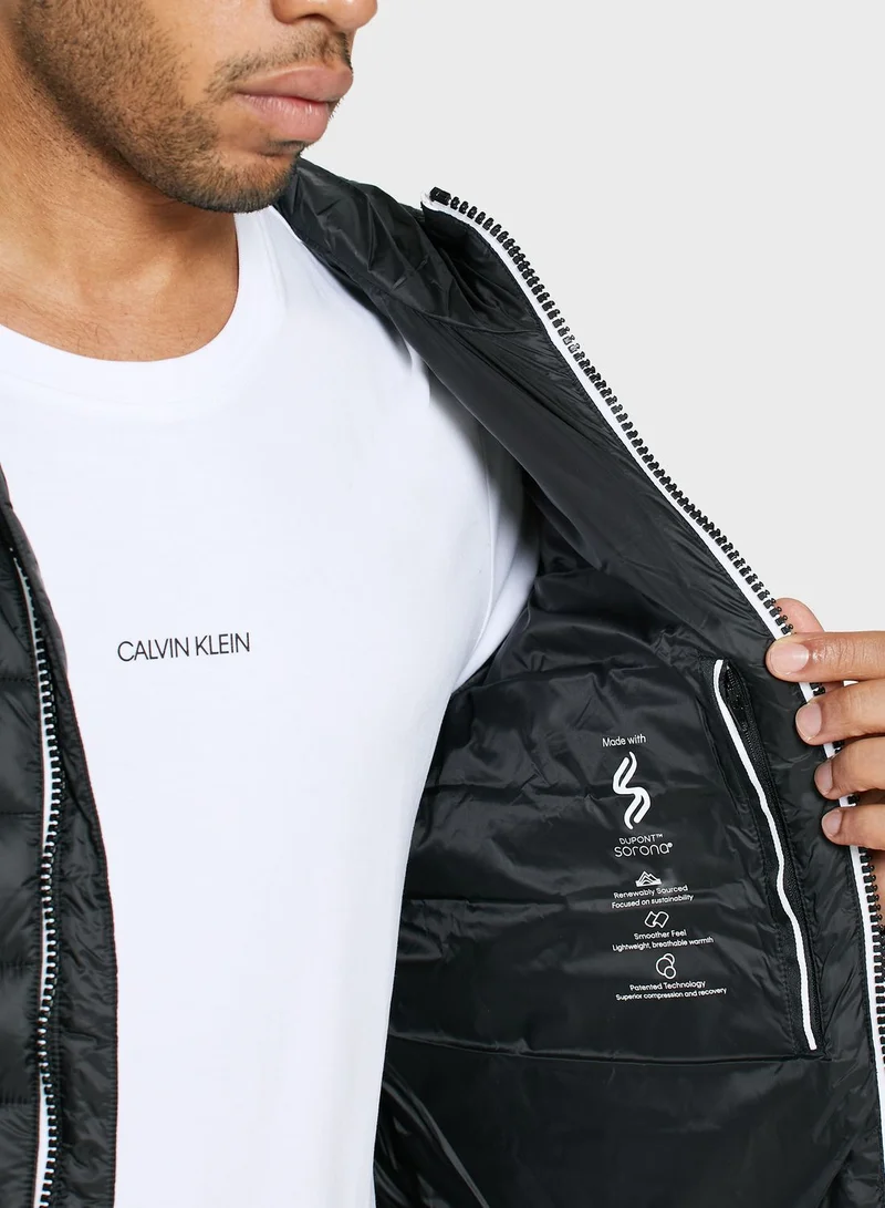 CALVIN KLEIN Logo Puffer Jacket
