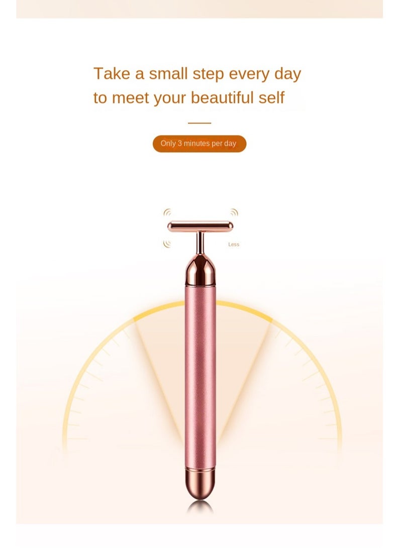 Y&D 4-In-1 Golden Beauty Electric Face-Lifting And Facial Massager Kit  - Image 4