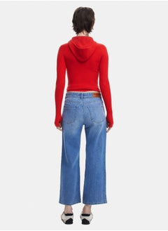 DESIGUAL Straight jeans with patches  - Image 3