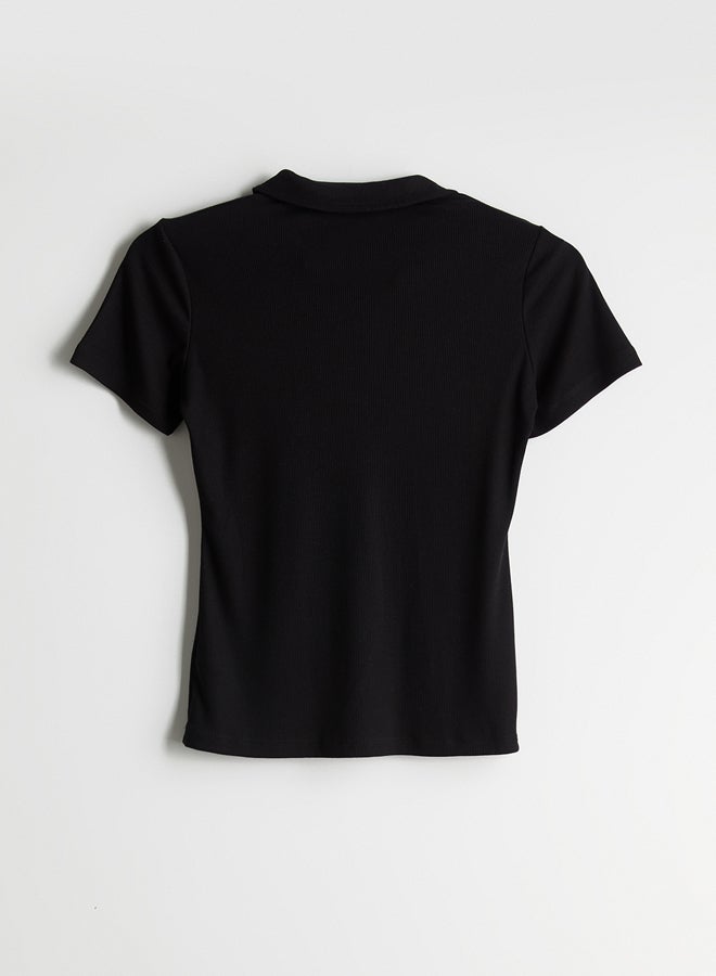 LC WAIKIKI Polo Neck Plain Women's Body - Image 4