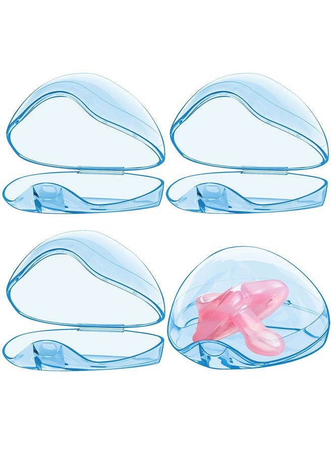 Smlpuame 4pcs Pacifier Box（Blue） - Image 1