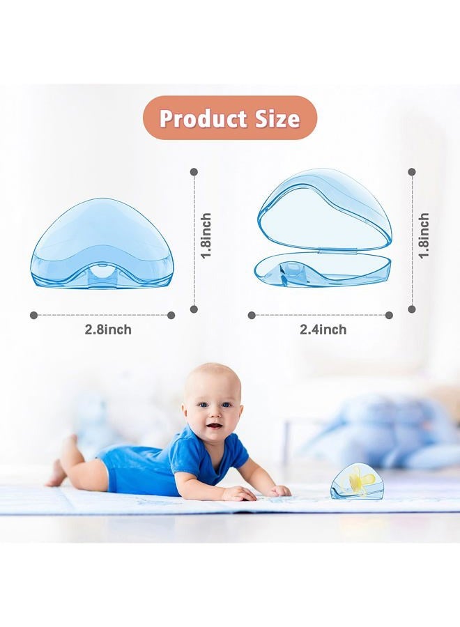 Smlpuame 4pcs Pacifier Box（Blue） - Image 5