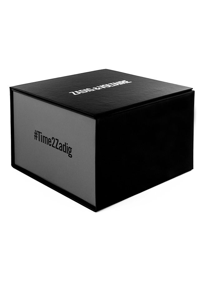 زاديج آند فولتير ساعة زاديج اند فولتير انالوج بسوار جلدي باللون الازرق للنساء - ZVF231 - Image 2