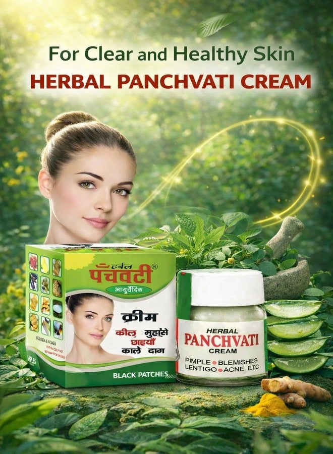 Panchvati Herbals Ayurvedic Anti-Blemish Cream - 10gm | For Pimples, Acne, Dark Spots & Black Patches | Herbal Skincare for Clear Skin - Image 4