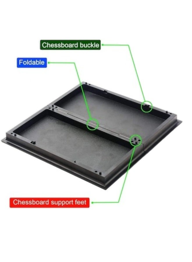 مجموعة لعبة الشطرنج المغناطيسية والقابلة للطي - Image 3