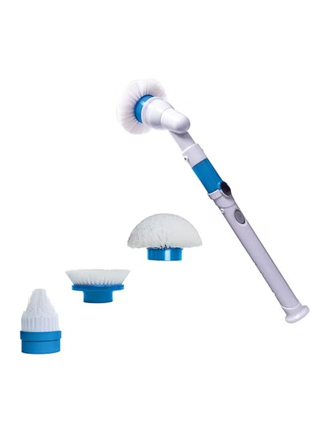 5-Piece Spin Scrubber Blue/White/Silver - Image 2