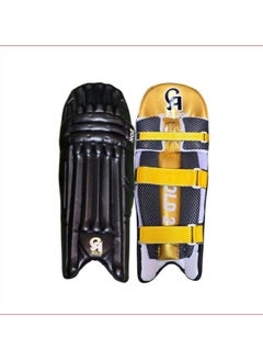 CA CA Gold 20K Cricket Batting Leg Guard RH LH Mens Large Black  - Image 2