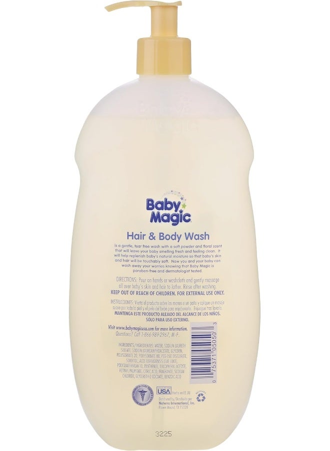Baby Magic Hair and Body Wash, Soft Powder Scent, 30 Ounces - Image 2