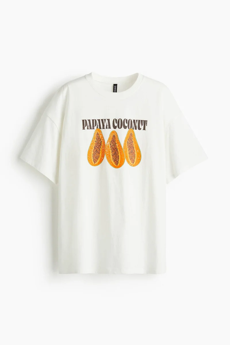 H&M Oversized printed T-shirt