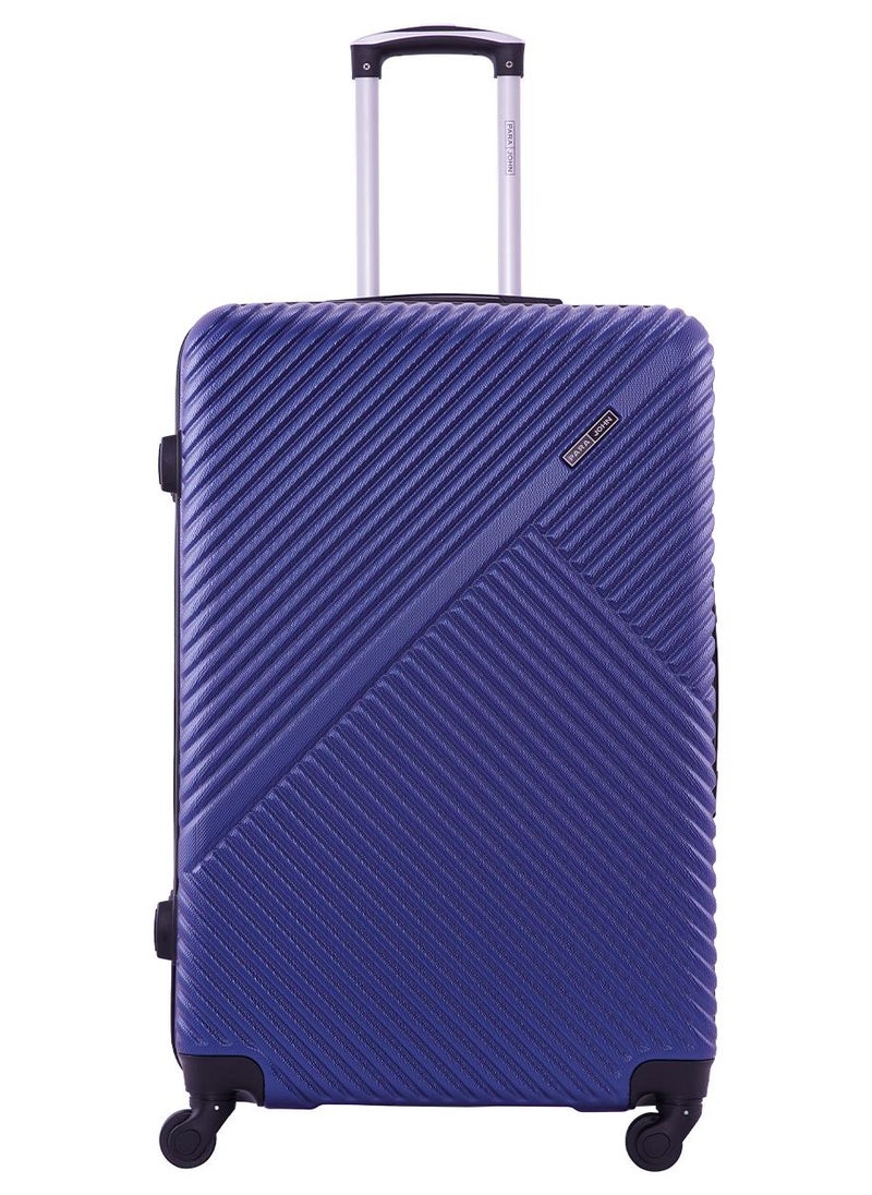 PARAJOHN Large 28-Inch ABS Material Lightweight Hardshell Luggage Trolley | carrying 30kg Durable Hardsided Spinner Trolley Suitcase navy - Image 1