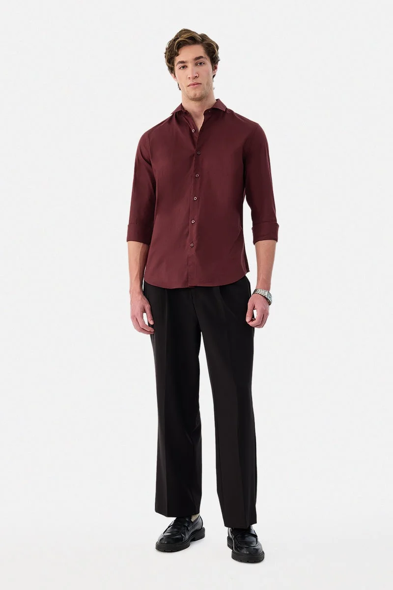 سنيتش 100% Cotton Slim Fit Shirt