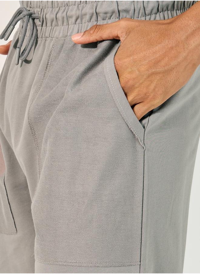 Styli Styli Relaxed Fit Reverse Pocket Open Hem Terry Joggers  - Image 3