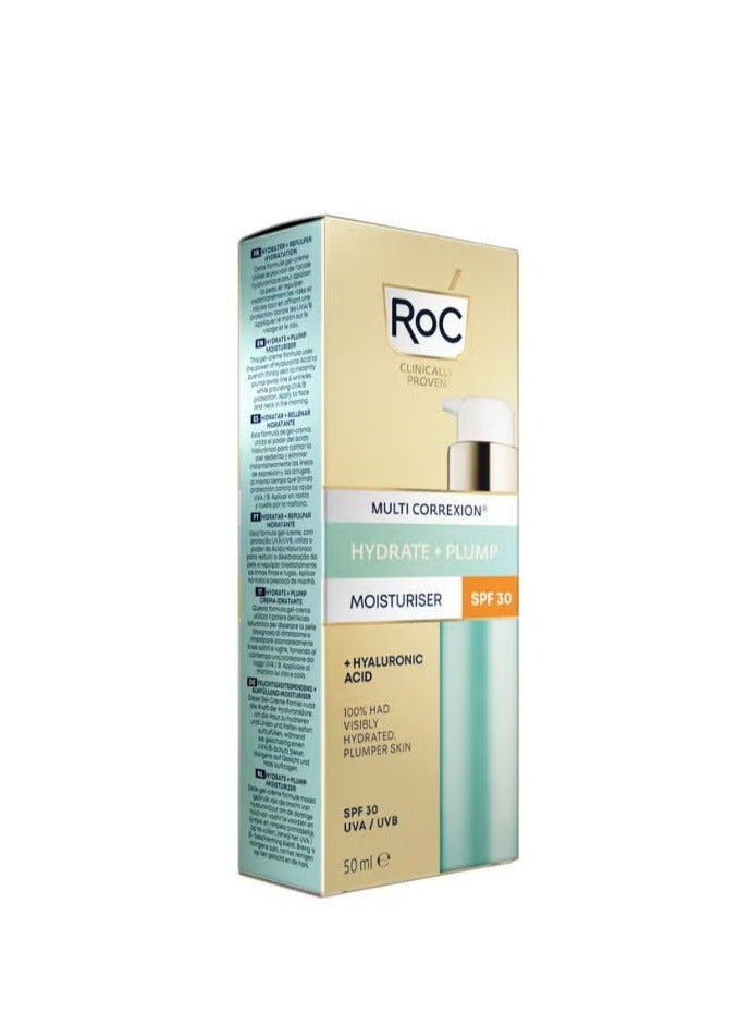 RoC MULTI CORREXION HYDRATE + PLUMP DAILY MOISTURIZER (SPF 30) 50ML - Image 3