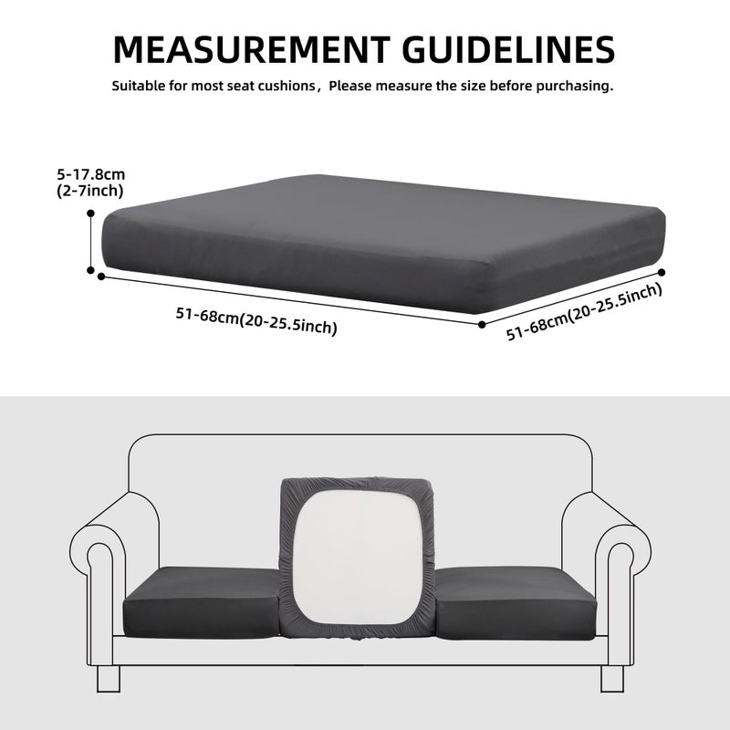 SUKAIKEQA Outdoor Cushion Covers Set,8PCS Waterproof Patio Furniture Couch Seat Slipcovers, Replacement for Sofa Sectional Chair(Coverï¼ŒOnly) - Image 2