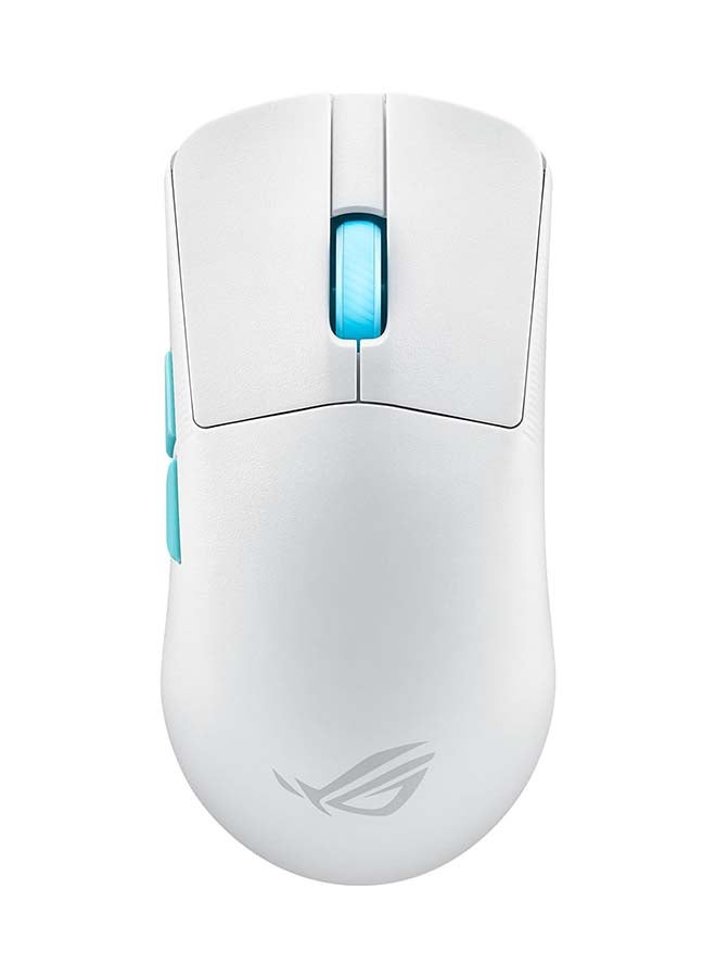 أسوس ماوس الألعاب اللاسلكي ROG Harpe 54g خفيف الوزن للغاية بدقة 36,000 نقطة في البوصة مع 5 أزرار قابلة للبرمجة - أبيض - Image 1
