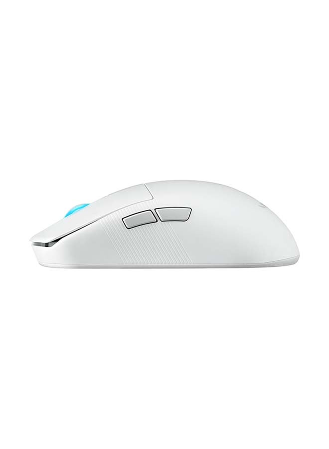 أسوس ماوس الألعاب اللاسلكي ROG Harpe 54g خفيف الوزن للغاية بدقة 36,000 نقطة في البوصة مع 5 أزرار قابلة للبرمجة - أبيض - Image 4