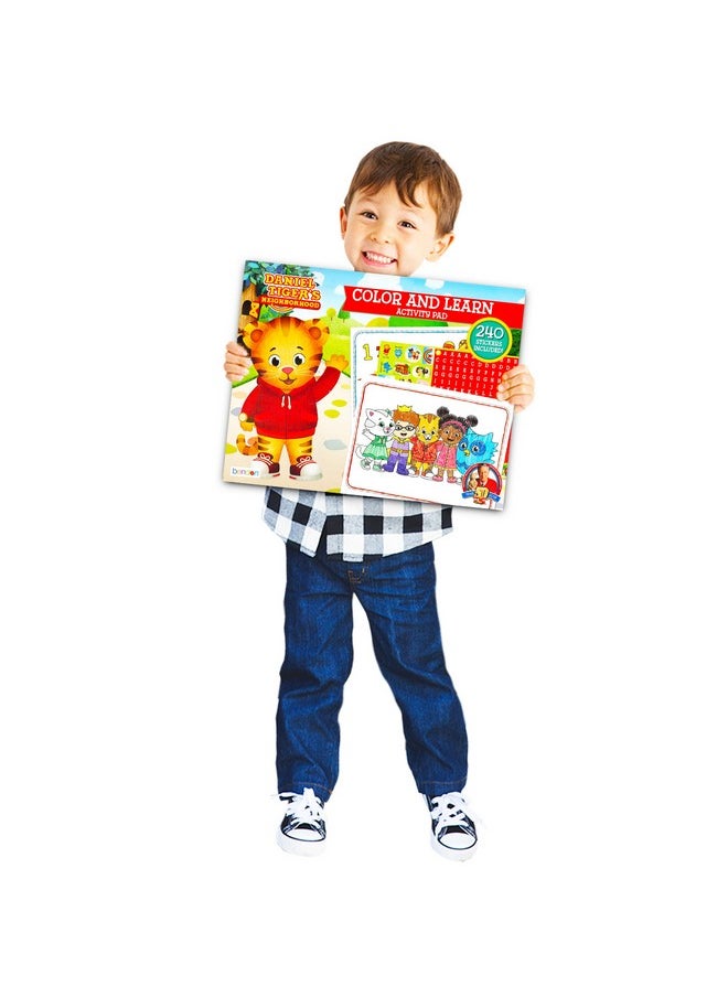 Daniel Tiger - Daniel Tiger Coloring Art Activity Super Set Bundle Giant 40 Pc Daniel Tiger Activity Set With Crayons Pencils And More (Party Supplies) - Image 1