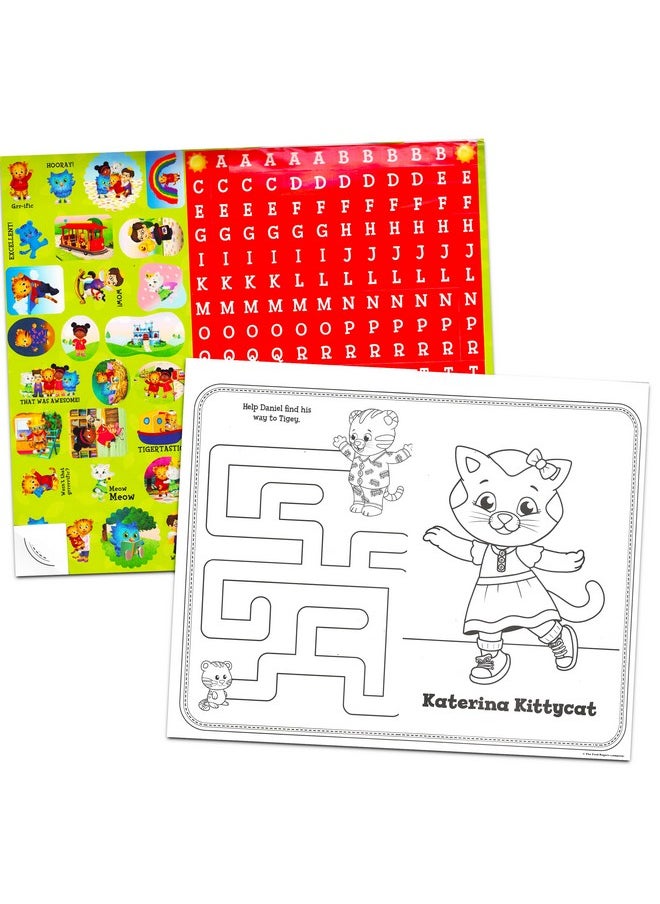 Daniel Tiger - Daniel Tiger Coloring Art Activity Super Set Bundle Giant 40 Pc Daniel Tiger Activity Set With Crayons Pencils And More (Party Supplies) - Image 1