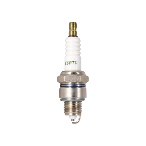 TORCH E6RTC Spark Plug Replace for NGK BPR6HS Spark Plug for BOSCH WR7BC Spark Plug for CHAMPION RL82YC Spark Plug for DENSO IWF20 W20FPRU Spark Plug for TORO 418 1191961 spark plug OEM ea