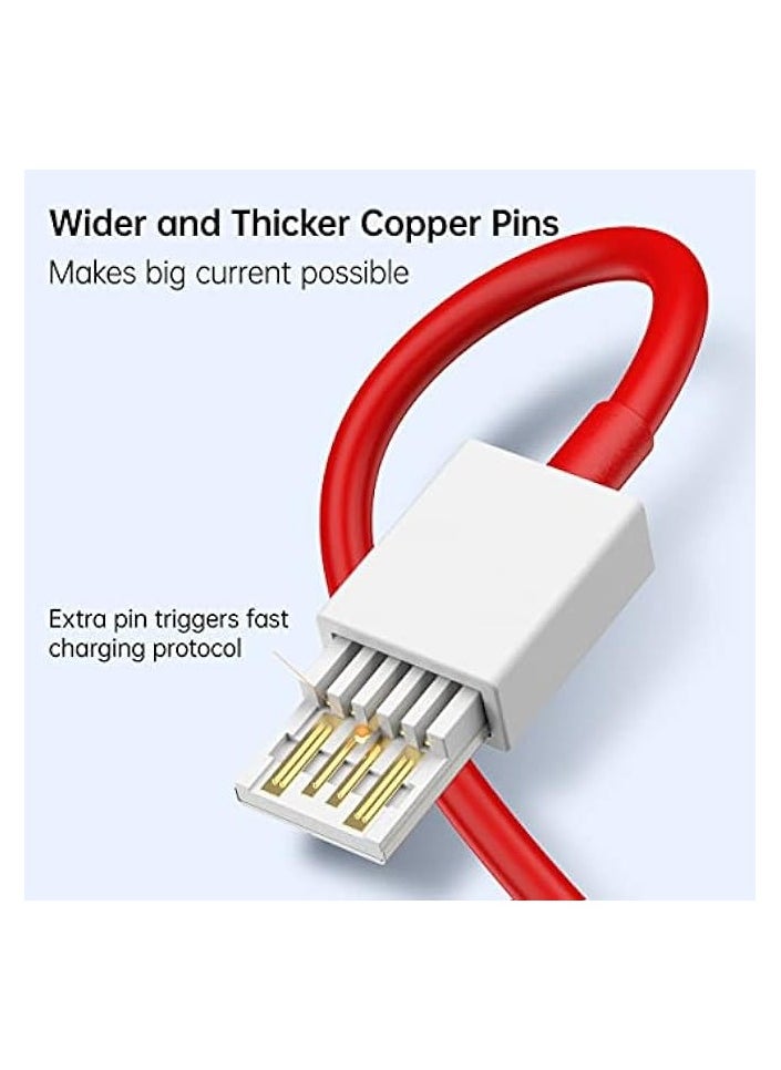 erorex - 7.3A for Oneplus Charging Cable Type C Warp Charge SuperVooc Fast Charger Cord for Oneplus 12 12R 11 10 Pro 9 10T Open 9R 10R 8T 8 7T 7 6 6T Nord N20 SE N10 N300 CE 2 Lite 2T N100 N200 USB C 3ft/6ft - Image 1