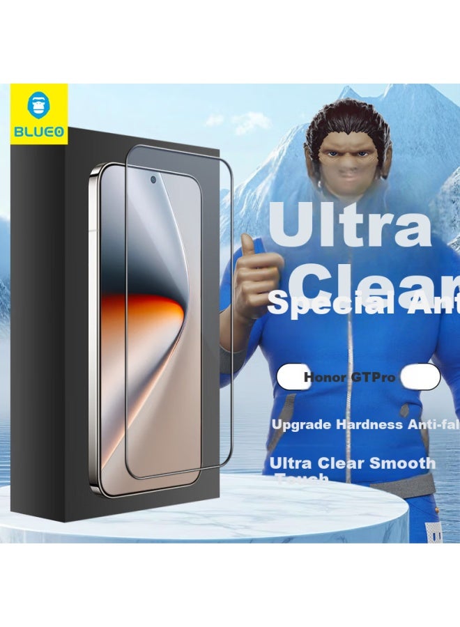 Blueo Blue Gorilla Suitable For Honor Gtpro Phone Film, Gtpro Tempered Glass Film, High Definition Anti-Drop Anti-Scratch Mobile Phone Protection Film - Image 1