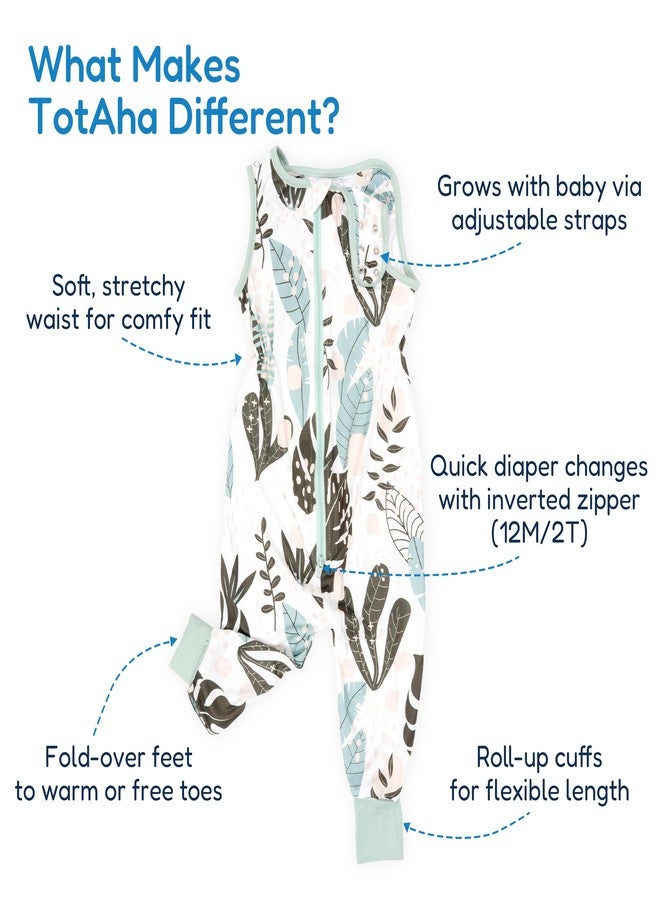 TotAha Toddler Sleep Sack with Legs, 0.5 TOG Baby Sleeping Bag, Walker Sleep Sack for Babies 12-24M, 2T-3T - Image 2