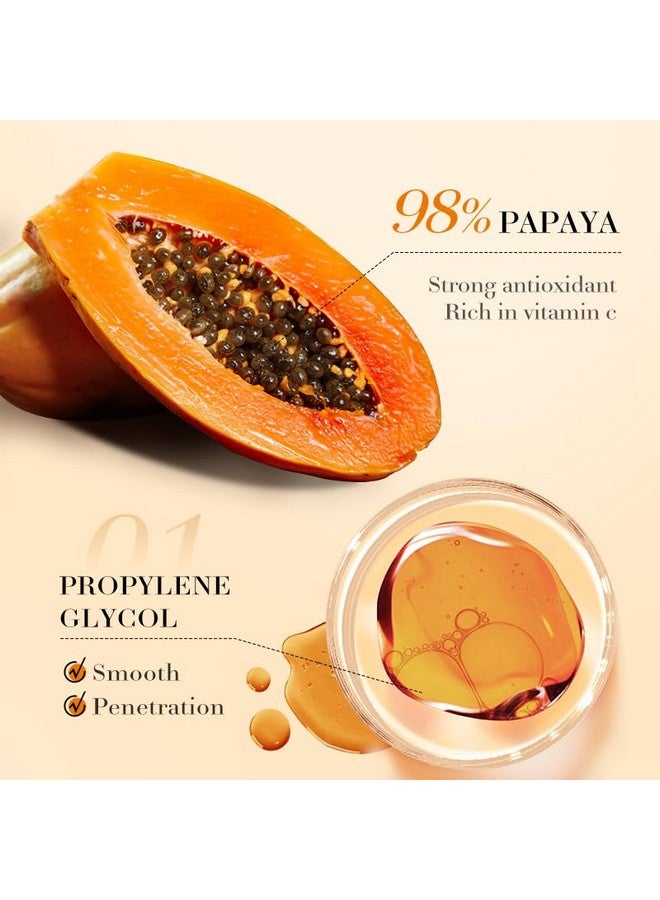 Grospe 2PC 98% Papaya Extract Vitamin C Nourish PawPaw Essence,Dispel Yellowing Of The Skin, Deep Hydration Fine Pores, Moisturizing Smoothing Facial and Body Skin 60ml / 2.02 fl.oz - Image 5